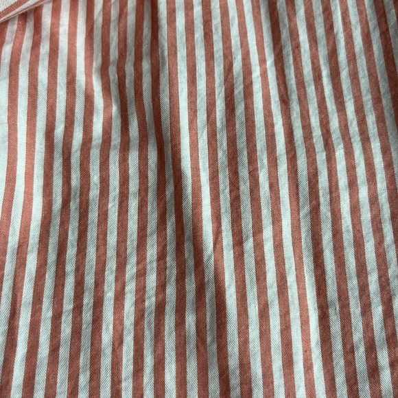 Pink striped button up - Picture 3 of 7